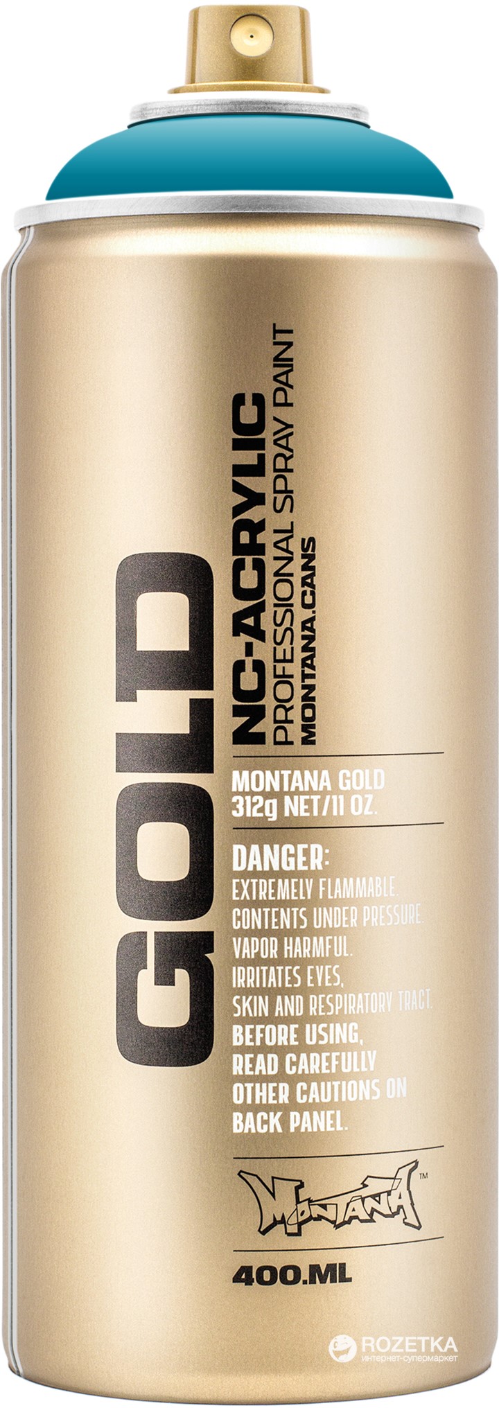 

Акриловая краска-спрей Montana Gold 6260 Вода 400 мл (Aqua) (4048500285219)