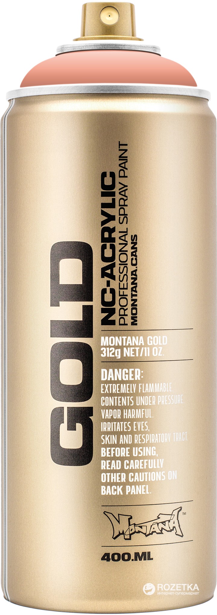 

Акриловая краска-спрей Montana Gold CL2120 Креветка 400 мл (Shrimp) (4048500283611)