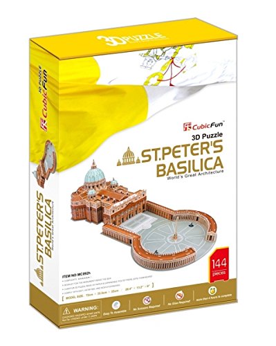 

Пазл 3D CubicFun Базилика святого Петра XL (MC092H/306-01529) 144 эл