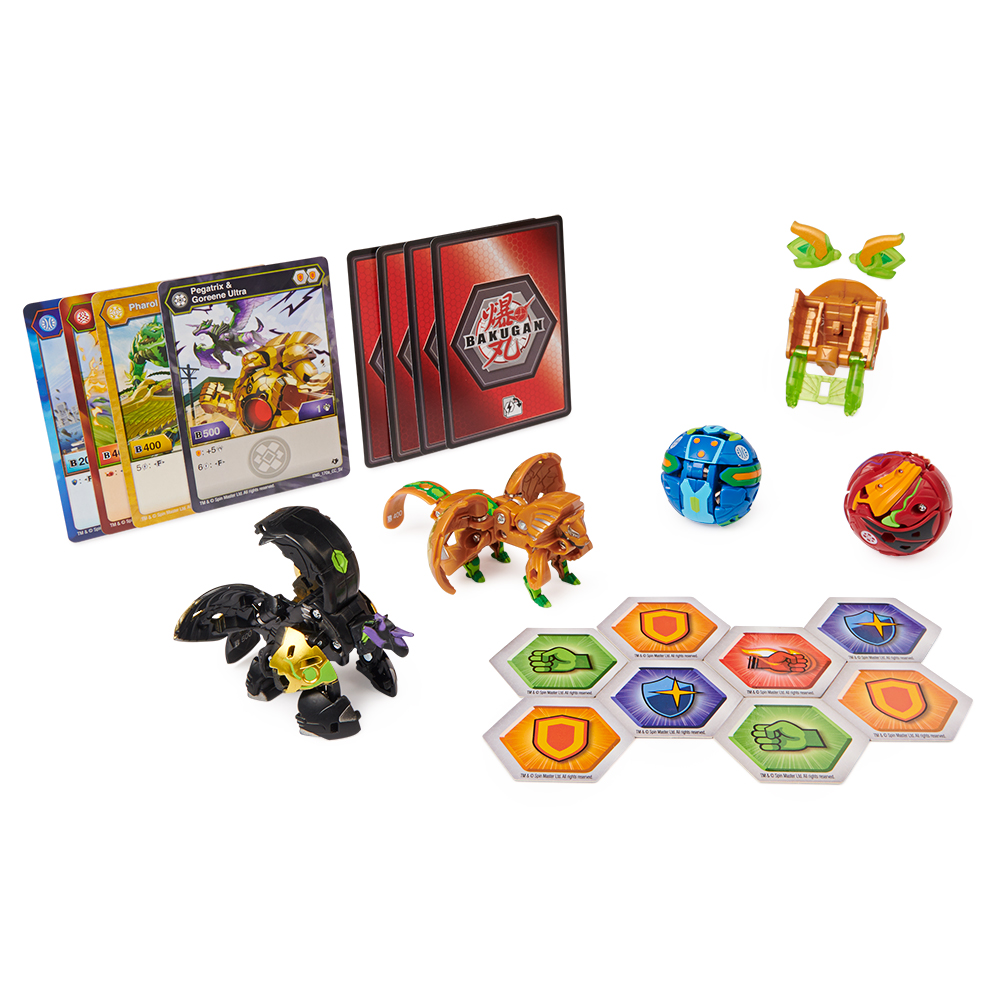 

Bakugan Armored Alliance: Боевой набор из четырех бакуганов с оружием (Фарол и Пегатрикс)