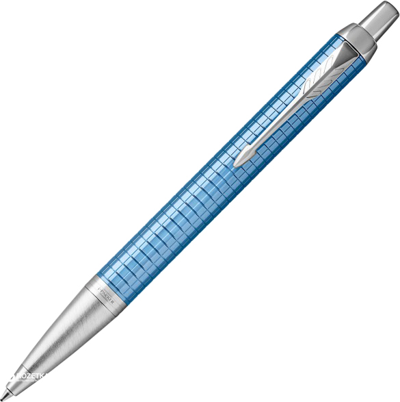 

Ручка шариковая Parker IM 17 Premium Blue CT BP Черная Голубой корпус (24 432)
