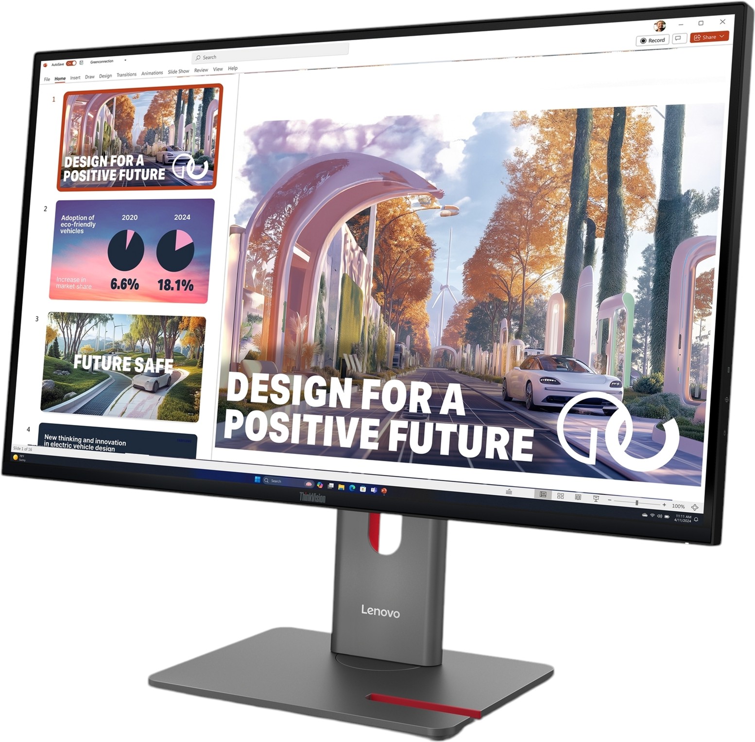 фото Монітор Lenovo ThinkVision P27qd-40 (64B3GAT2UA)