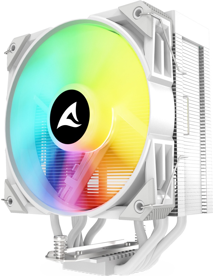 фото Повітряне охолодження Sharkoon A50 ARGB White (4044951042036)