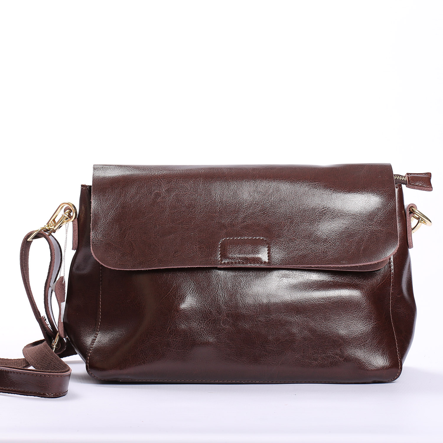 

Женская кожаная сумка Vishnya "Синди 4 Brown"