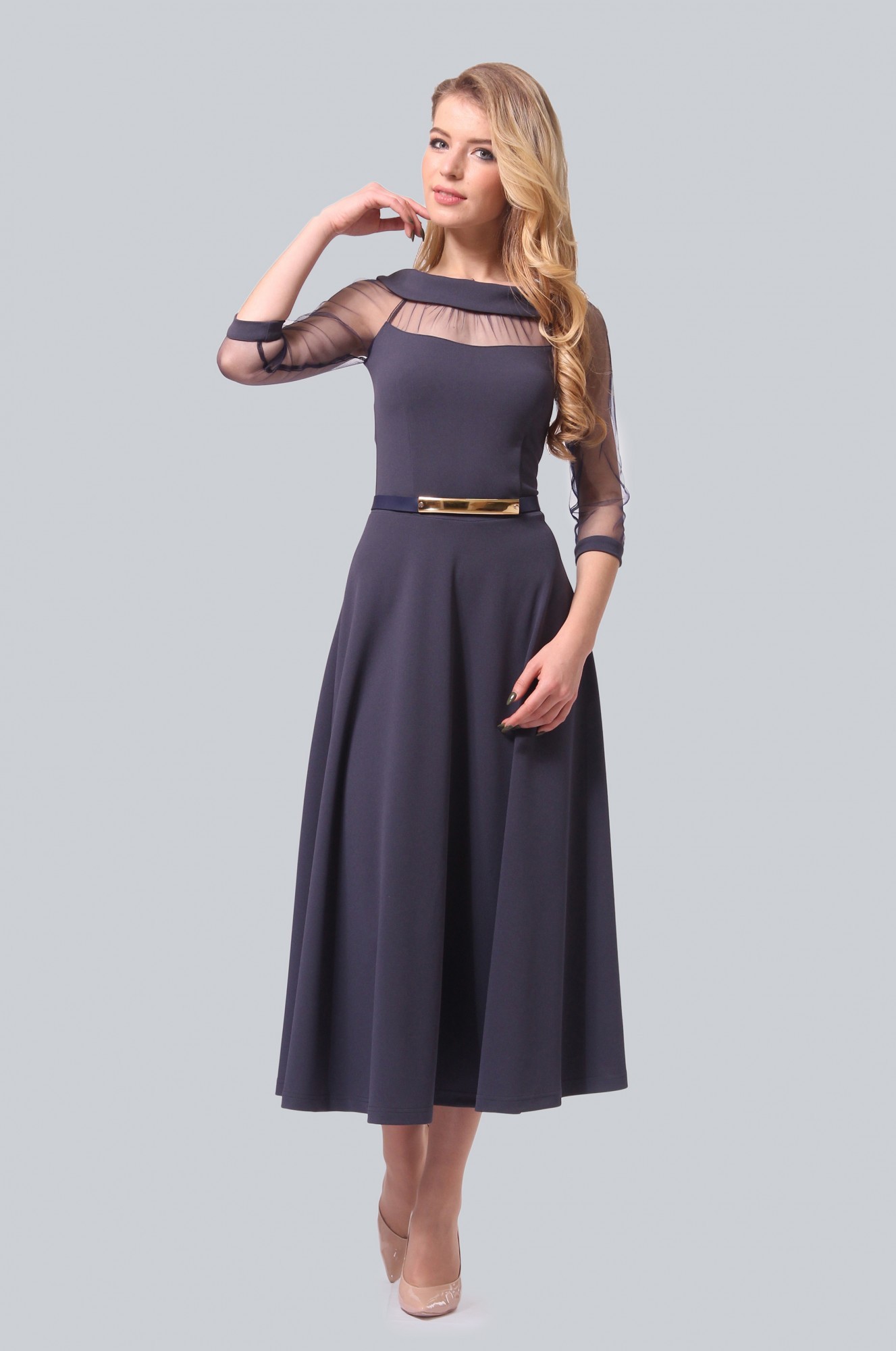 

Женское платье Agata Webers, Пномпень графит XL