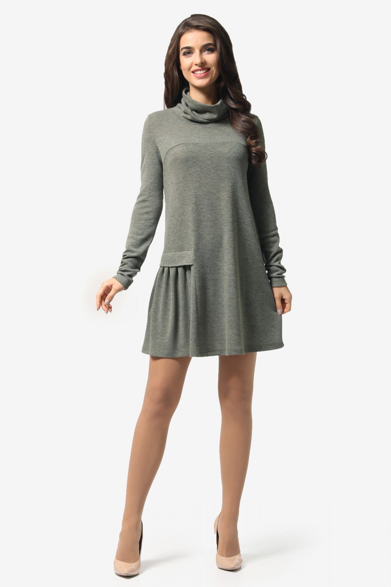 

Женское платье Agata Webers, Вьентьян оливковый 4XL