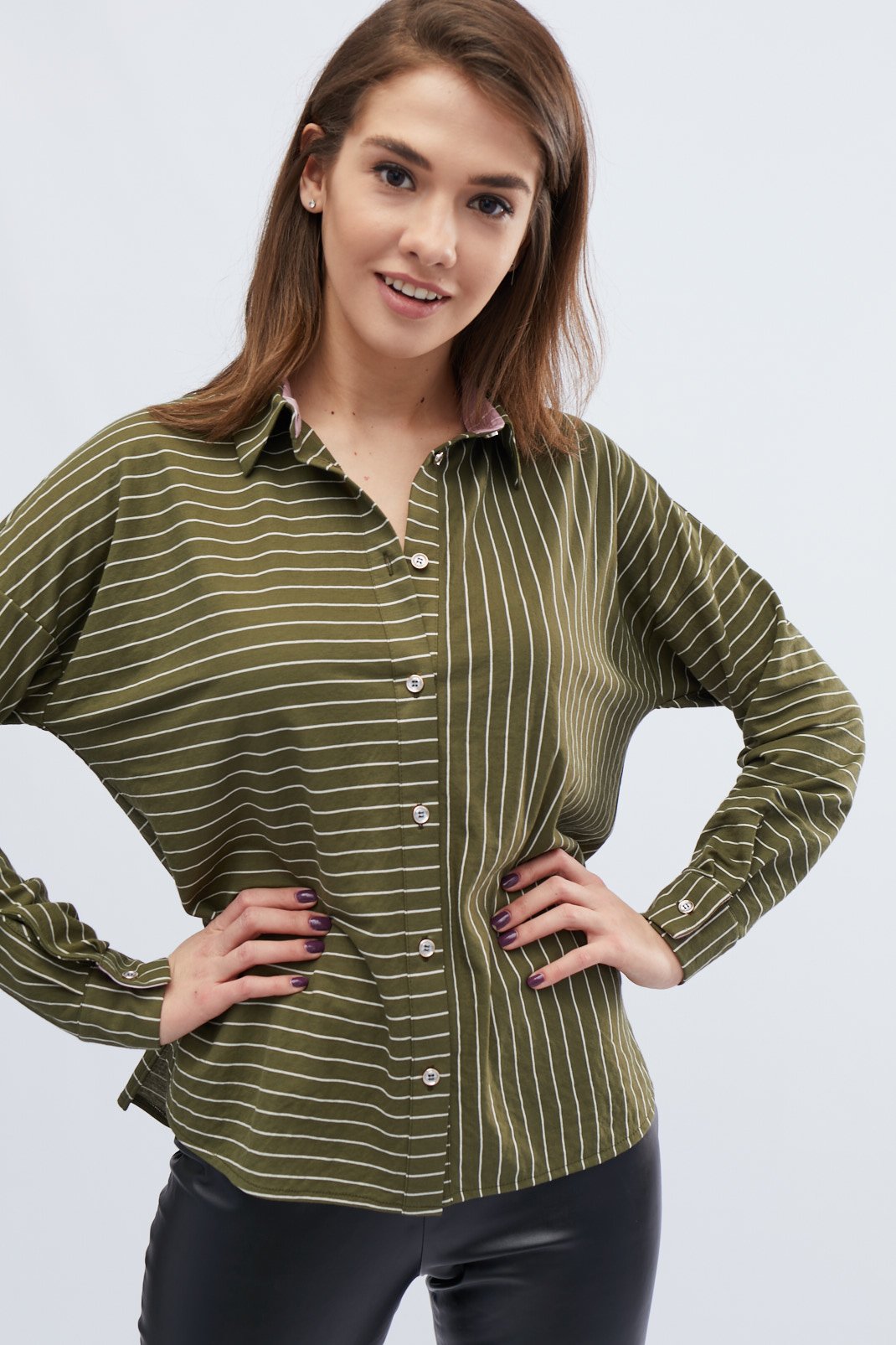 

Рубашка BK-7639-12 Pretty Woman S зеленый