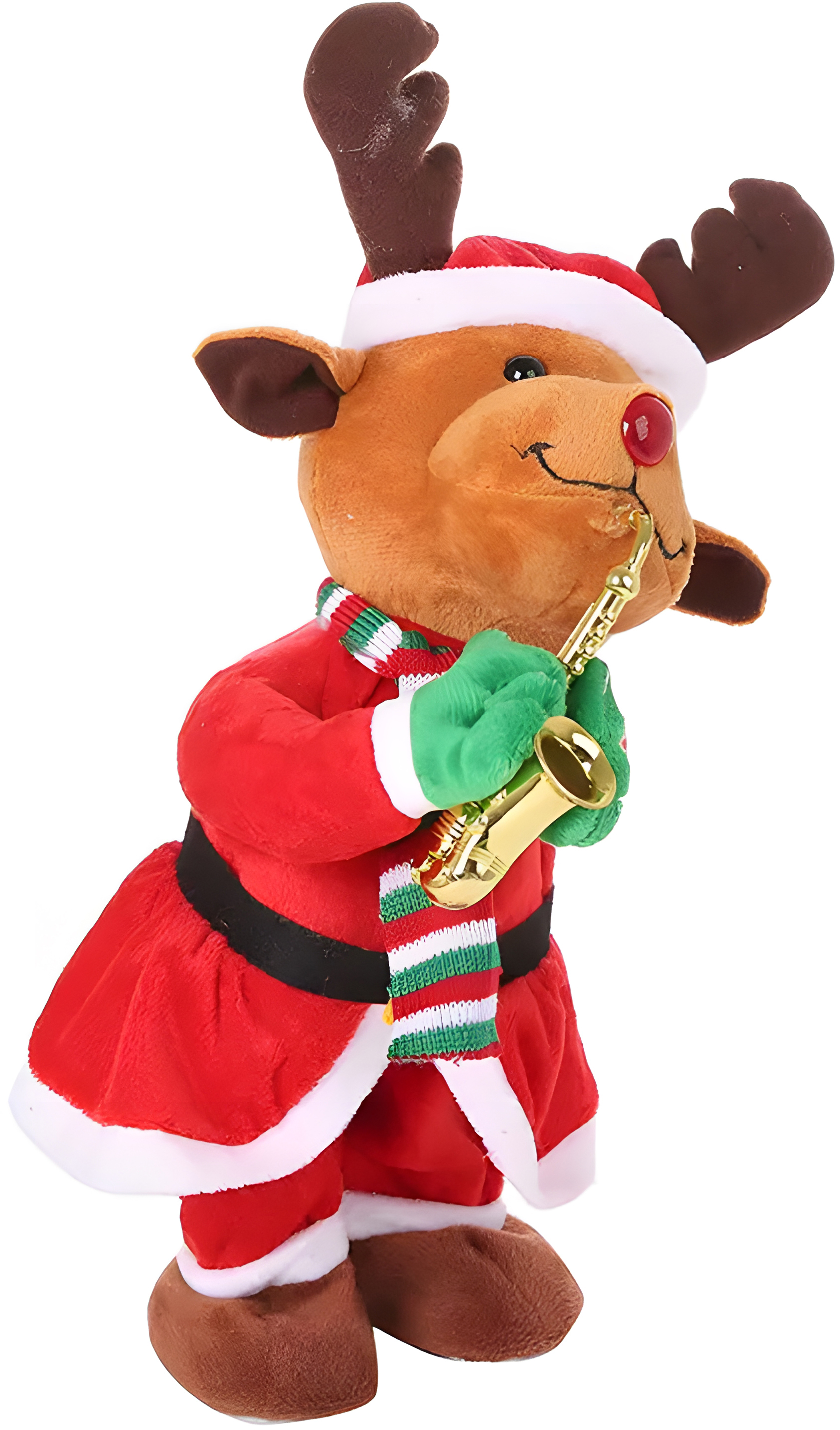 Олень-саксофоніст Angel Gifts інтерактивний 33 см (Я78080_AG3469