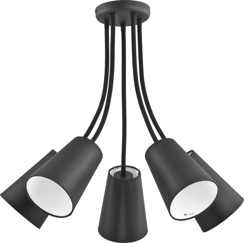 

Люстра припотолочная TK Lighting Wire Black 2104