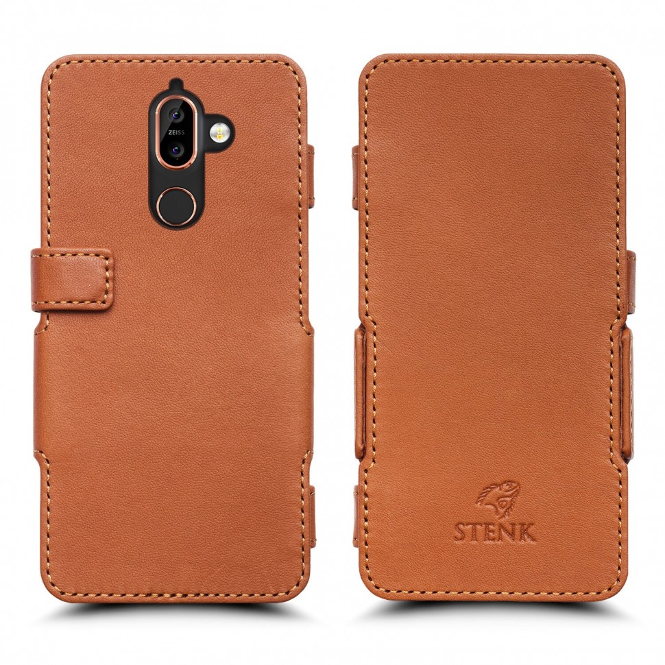 

Чехол книжка Stenk Prime для Nokia 7 Plus Camel