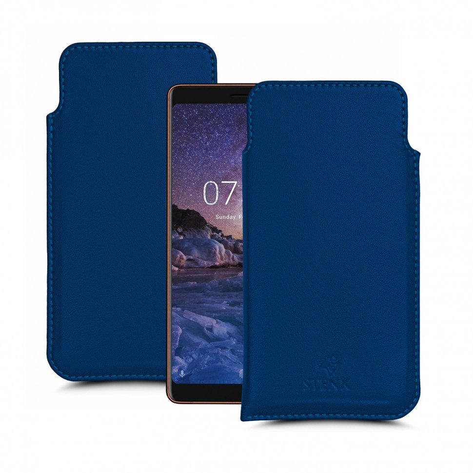

Футляр Stenk Elegance для Nokia 7 Plus Синий