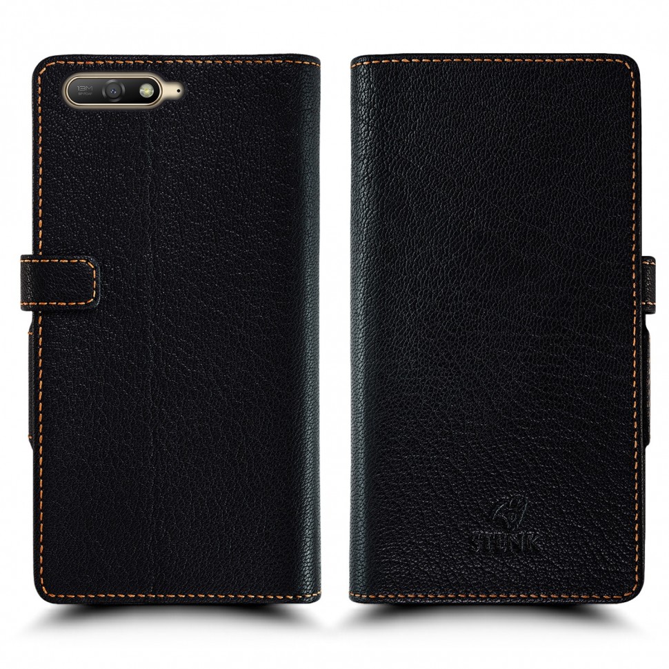 

Чехол книжка Stenk Wallet для Huawei Y6 (2018) Чёрный