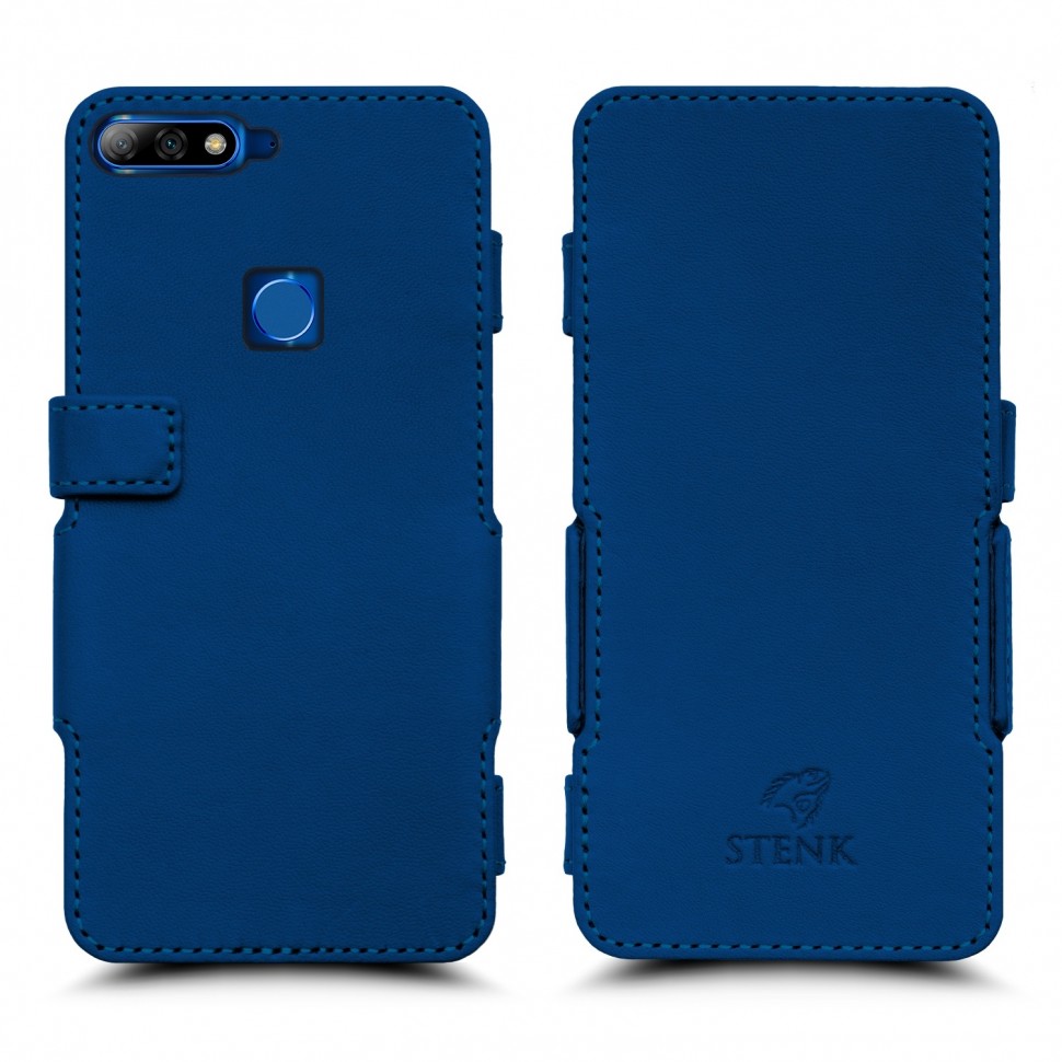 

Чехол книжка Stenk Prime для Huawei Y7 (2018) Синий