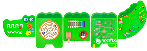 

Настенный игровой центр Viga Toys Крокодил (50346) (6934510503468)