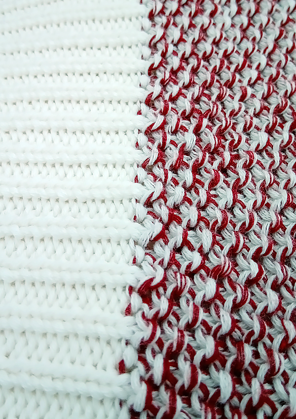 

Плед Erem Textile вязанный с каймой 130х1710 см бордо