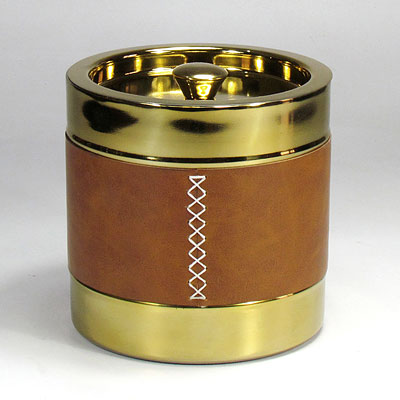 

Ведро для льда Hazen Kamp Жокей 17x17x18 см золото кожа
