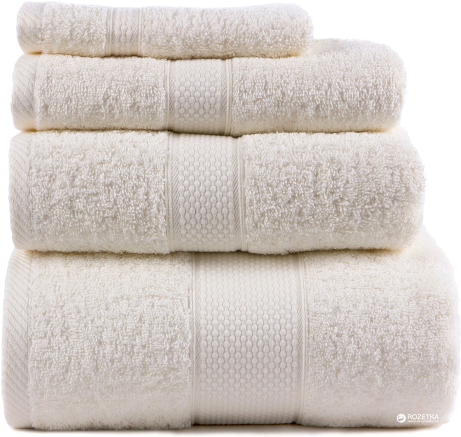 

Махровое полотенце Arya Miranda Soft 100x150 Кремовое