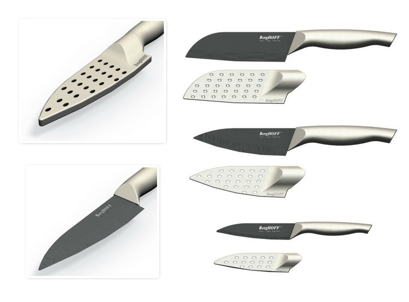 

Набор керамических ножей BergHOFF Eclipse ceramics knife 3700419