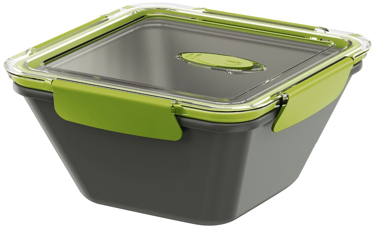 

Ланч-бокс квадратный Emsa Bento Box серо-зеленый 1,5л EM513953