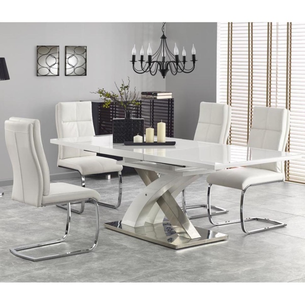 

Обеденный стол Halmar Sandor 2 160-220x90x78 см Белый