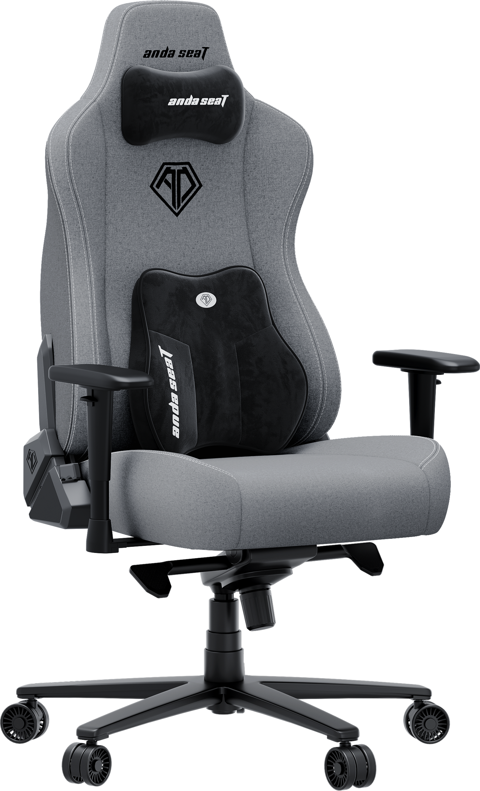 фото Компьютерное кресло для геймера Anda Seat Novis Plus XL Fabric Grey (AD23YC-XL-01-G-F-G04)