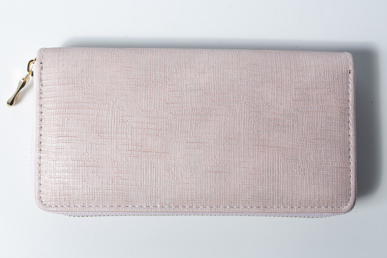 

Гаманець жіночий ST Leather рифлений Пудровий