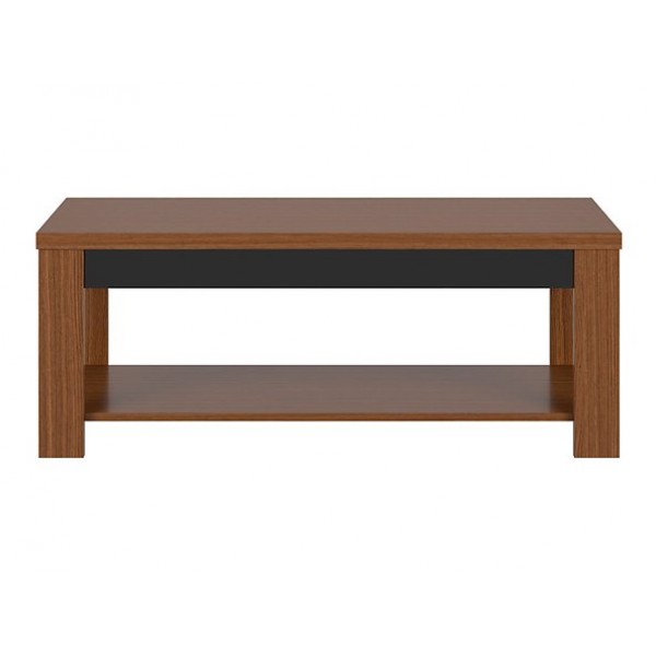 

Стол журнальный LAW / 130 в гостиную из ДСП Arosa BRW (Black Red White) Польша Дуб коричневый + черный глянец