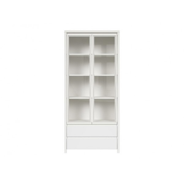 

Витрина сервант двухдверная REG2W2S из ДСП Kaspian BRW (Black Red White) Польша