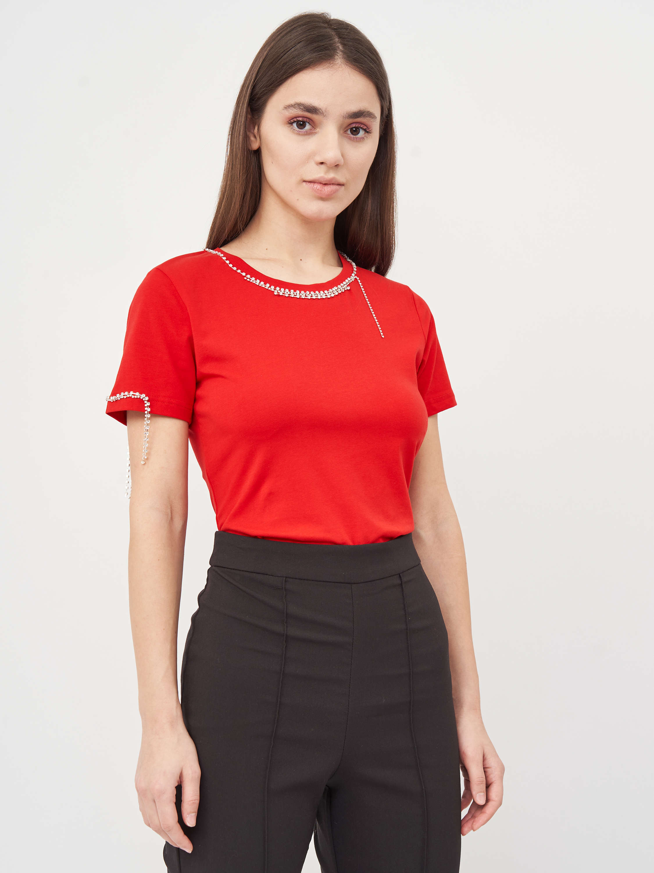 

Футболка Patrizia Pepe 10301.21 3 (XL) Красная