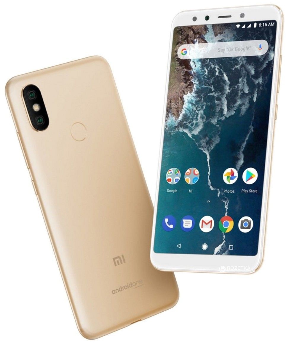 Мобильный телефон Xiaomi Mi A2 4/64GB Gold – отзывы покупателей | ROZETKA