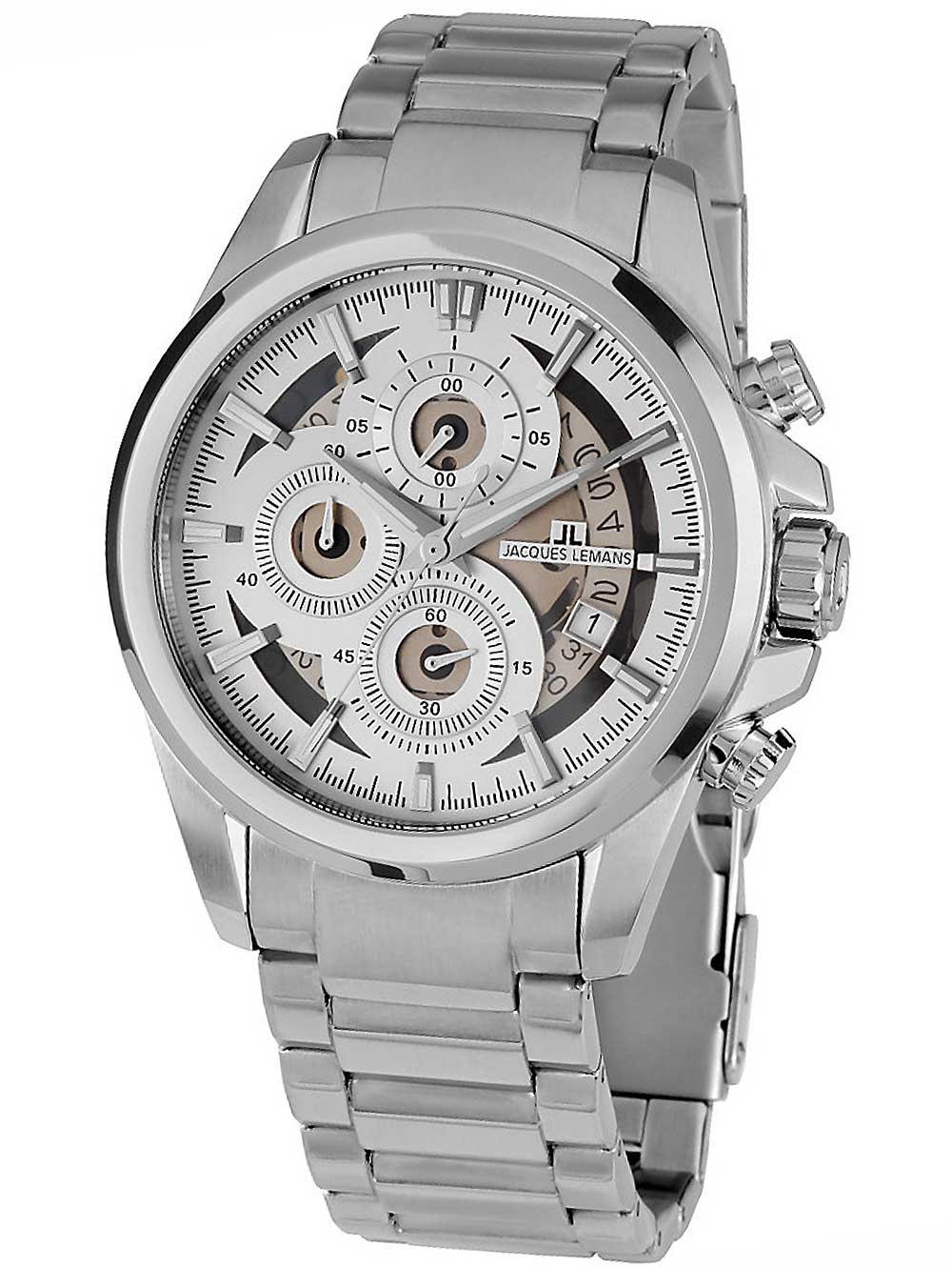 

Часы Jacques Lemans 1-1847F Liverpool Chronograph Herren 44mm 10ATM