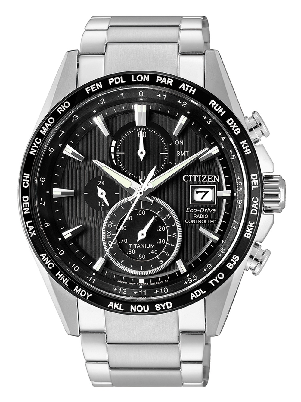 

Часы Citizen AT8154-82E Eco Drive Chronograph 42mm 10ATM