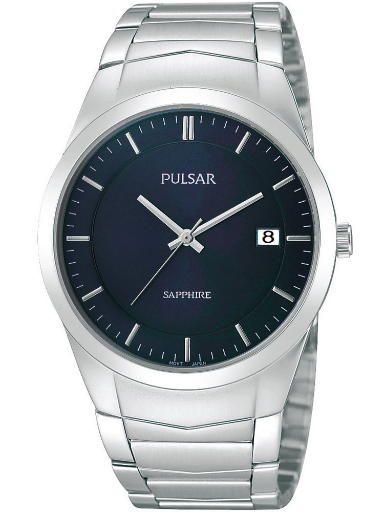 

Часы Pulsar PS9131X1 Herrenuhr silber blau mit Saphirglas