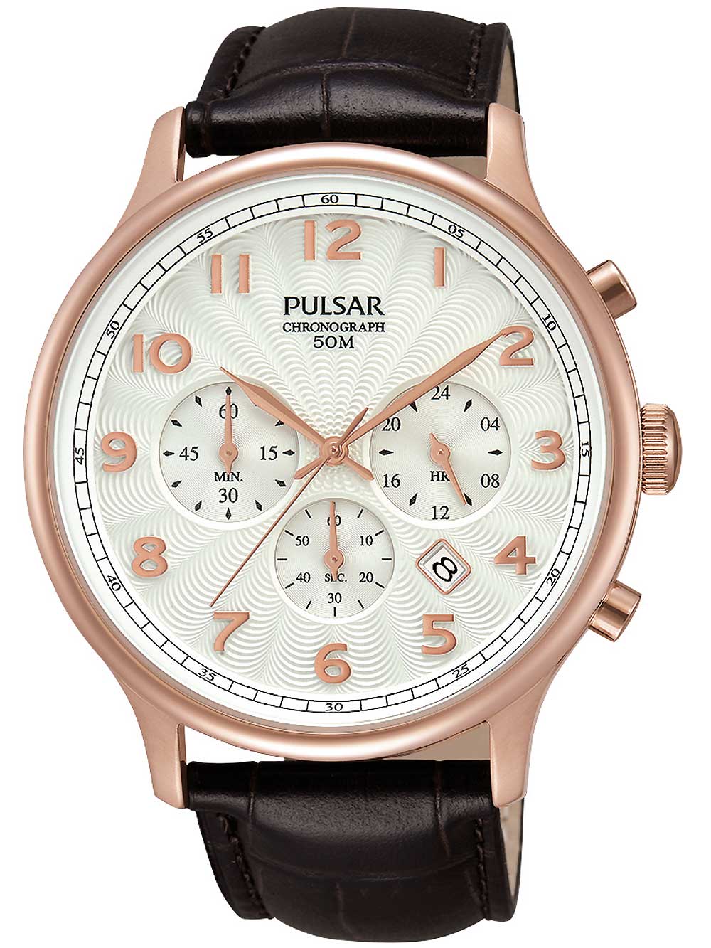 

Часы Pulsar PT3644X1 Chronograph 44mm 5ATM