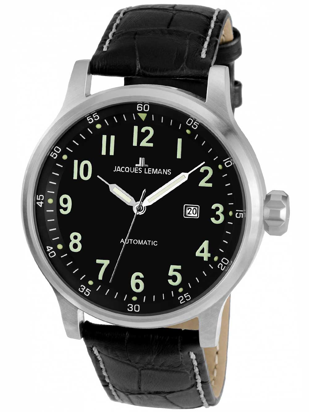 

Часы Jacques Lemans 1-1723G Porto Automatik Herren 49mm 10ATM