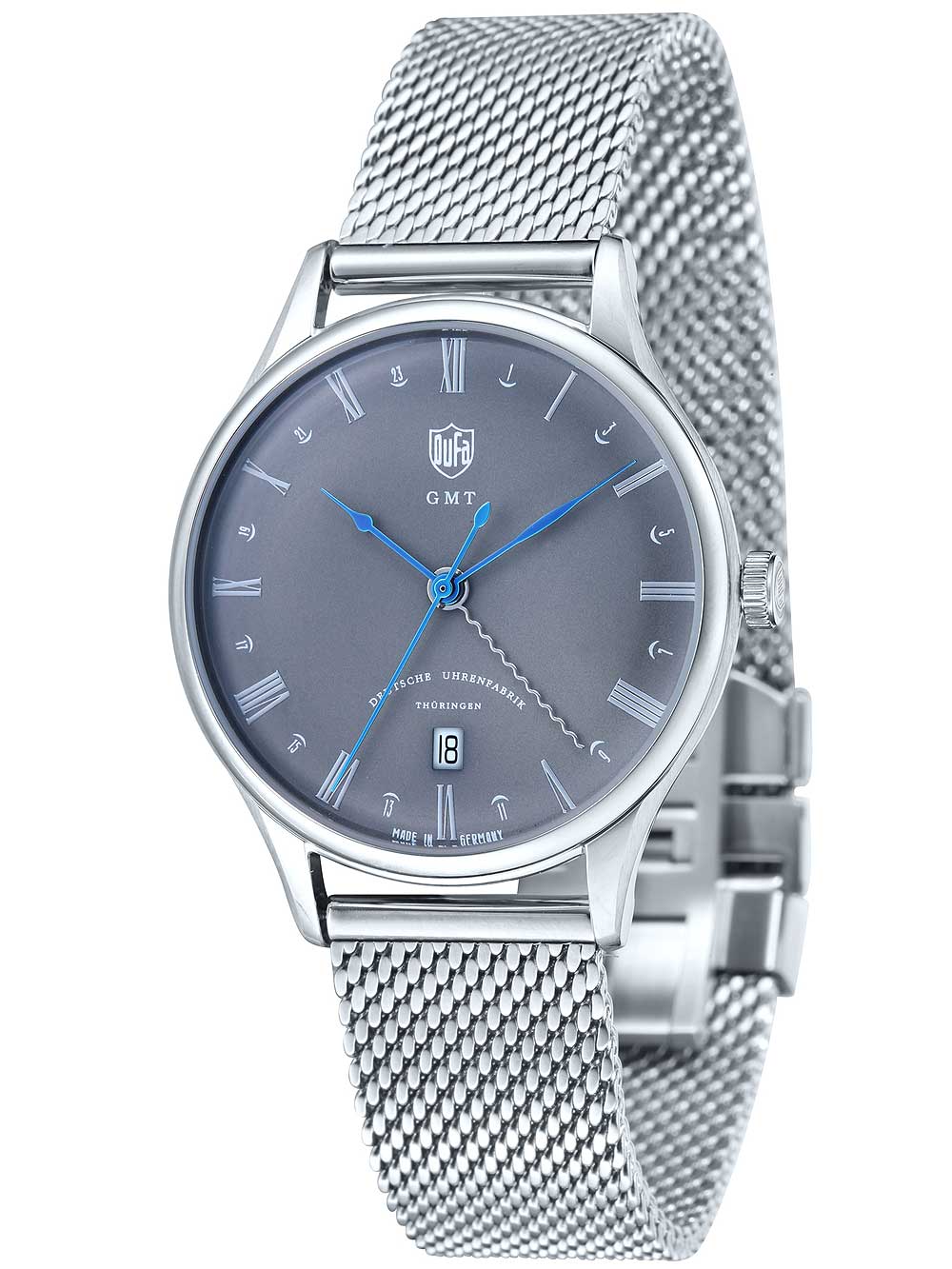 

Часы DuFa DF-9006-11 Weimar GMT 38mm 3ATM