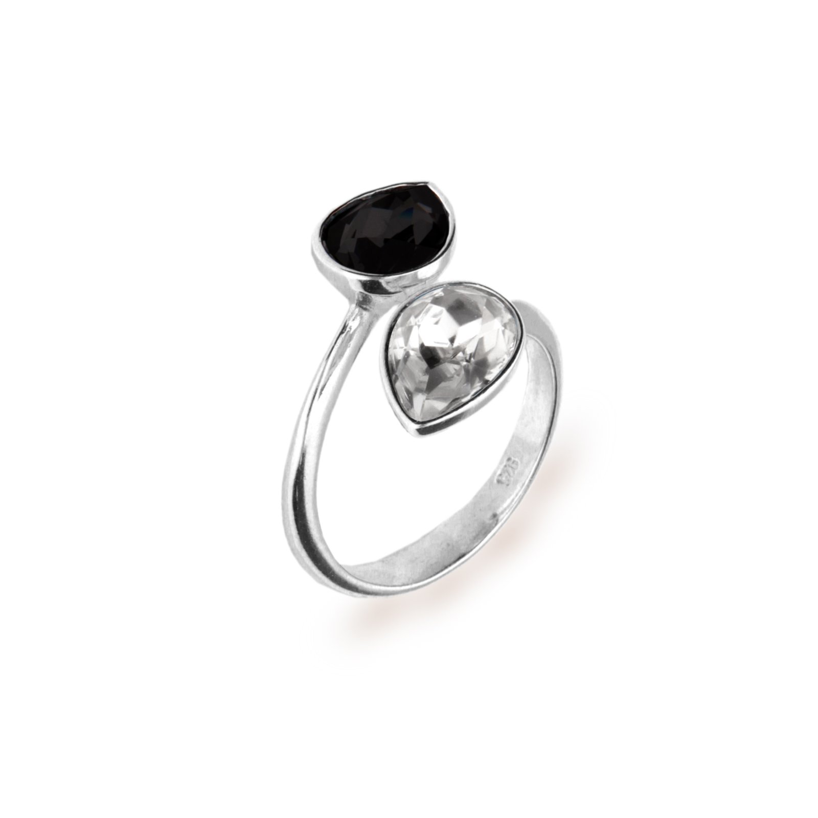 

Серебряное кольцо SPARK Pear Drop со Swarovski модели P4320JC