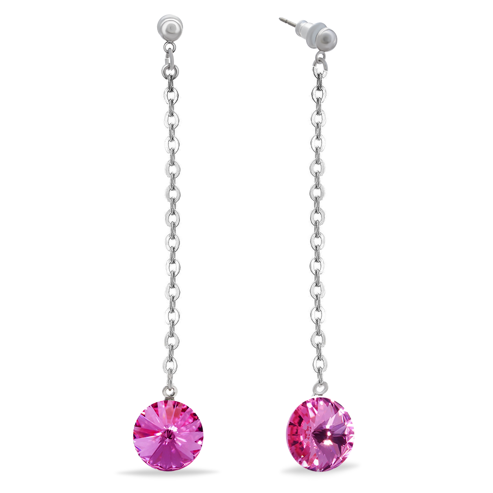 

Серьги KOBI RIVOLI KOLO na retizek 10 мм со Swarovski модели 7740-1072-36-32