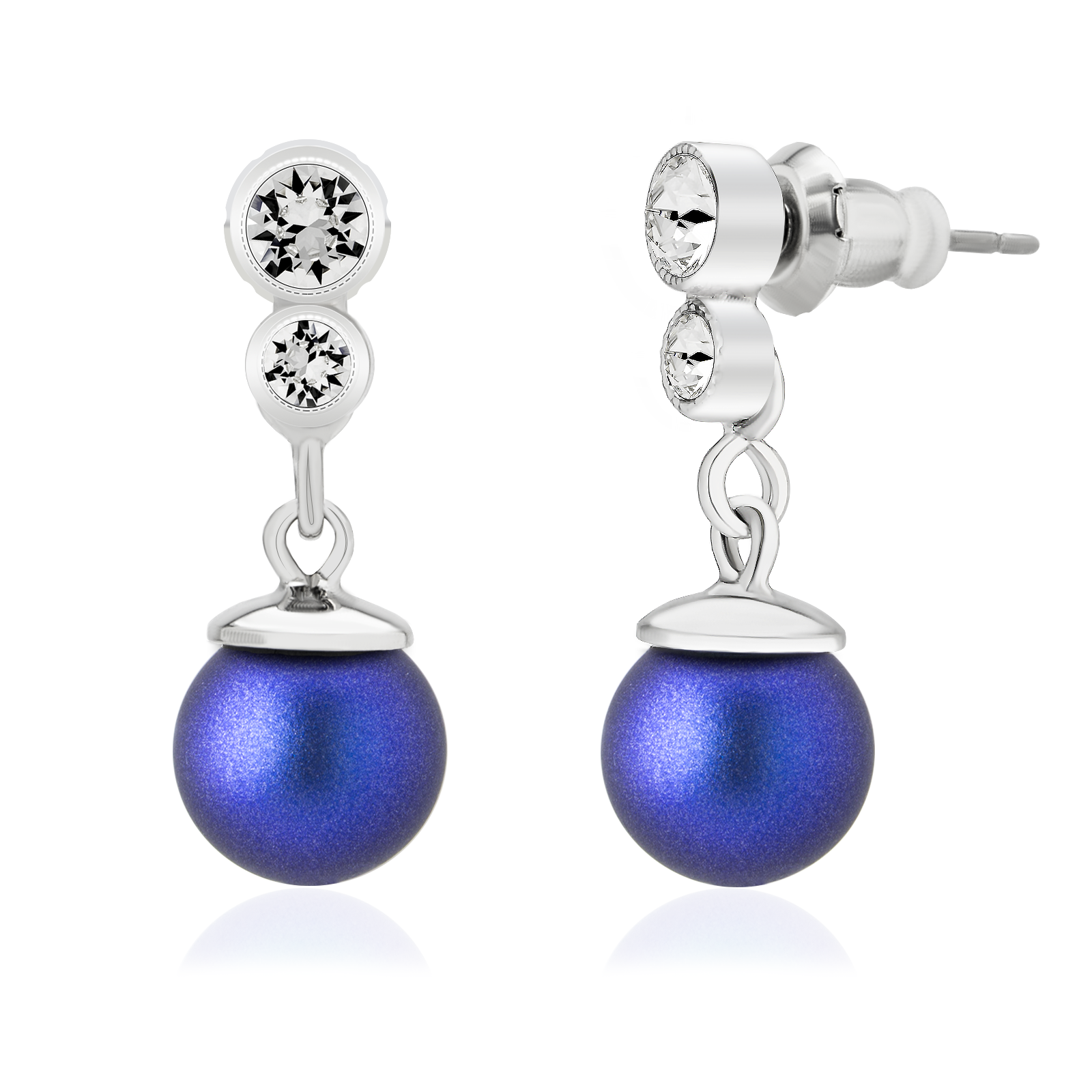 

Серьги KOBI Eli с камнями и жемчугом Swarovski модели 7440-6411-04-32