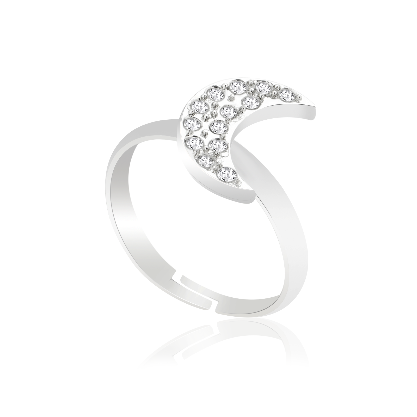 

Безразмерное кольцо KOBI Month с кристаллами Swarovski модели 7770-3078-02-32