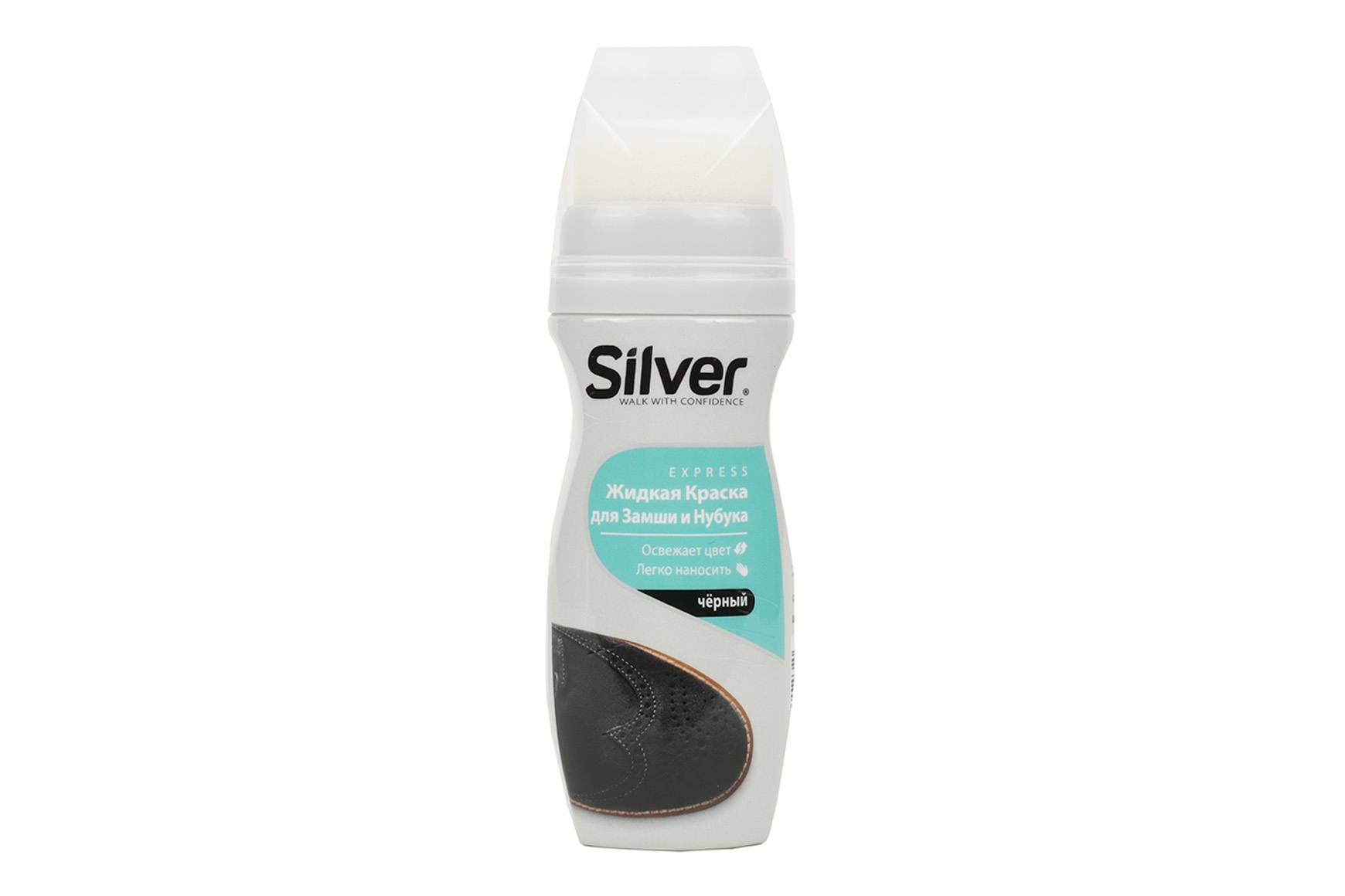 

Средства по уходу за обувью Silver Жидкая краска (Ликвид) Чёрный