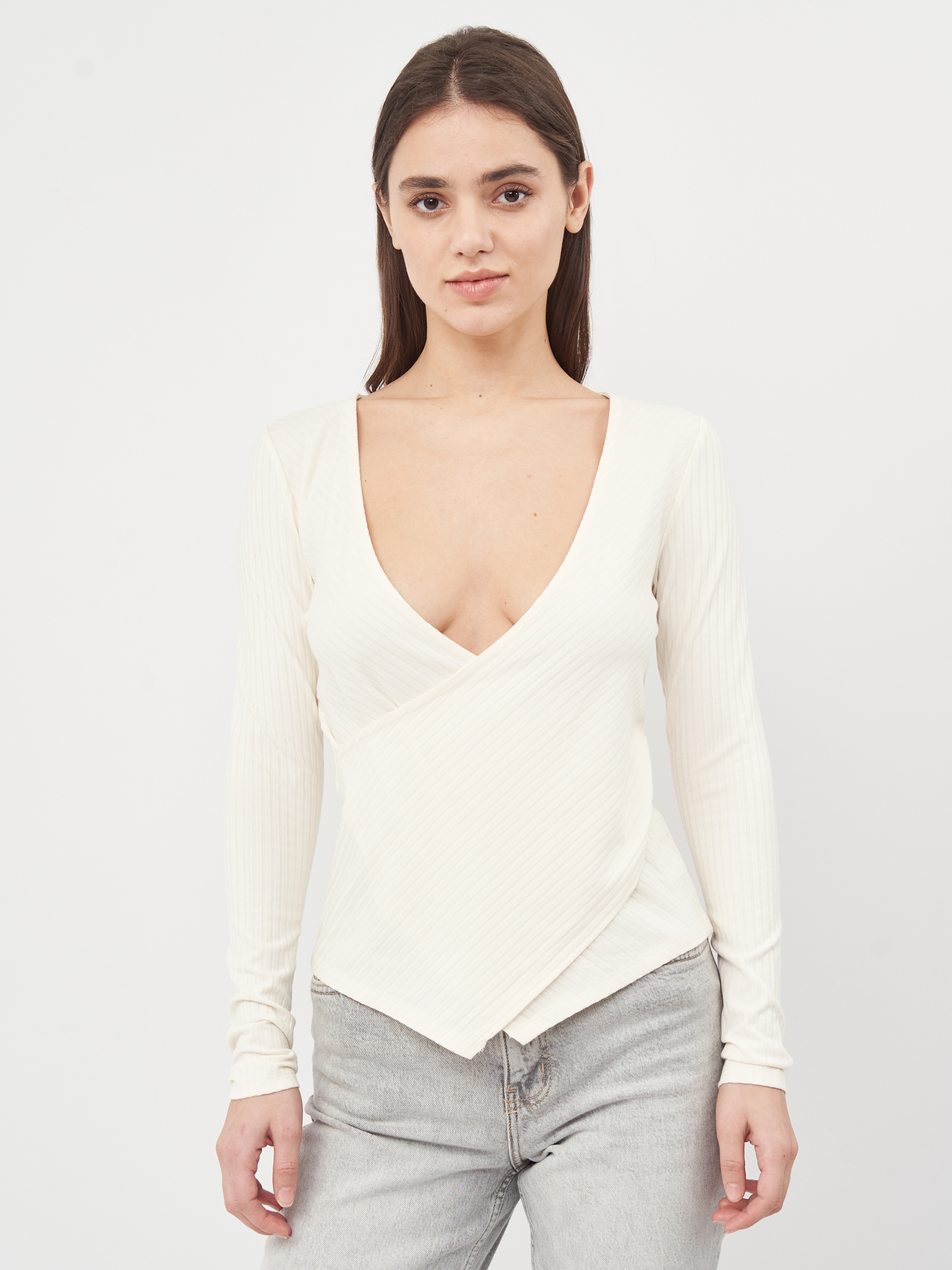 

Лонгслив H&M 1112-9632581  Молочный, Лонгслив H&M 1112-9632581 S Молочный