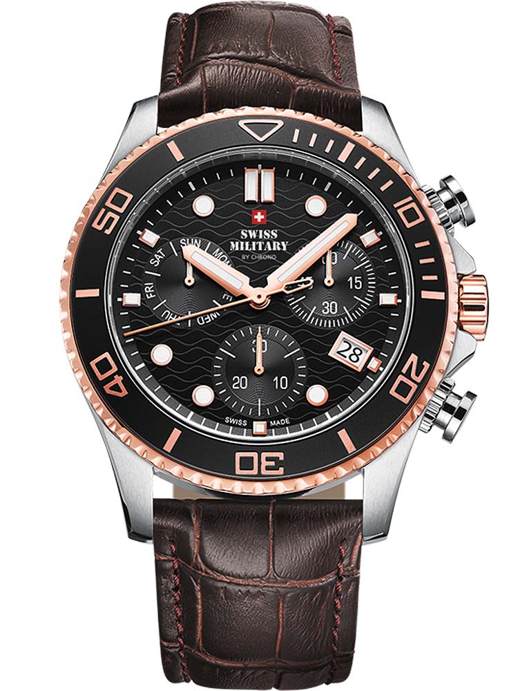 

Часы Swiss Military SM34051.05 Chronograph 46mm 10ATM