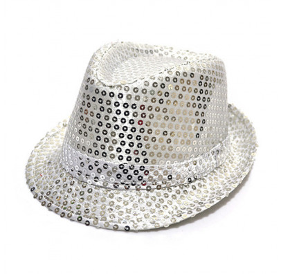 

Капелюх Супер зірка срібний 98512