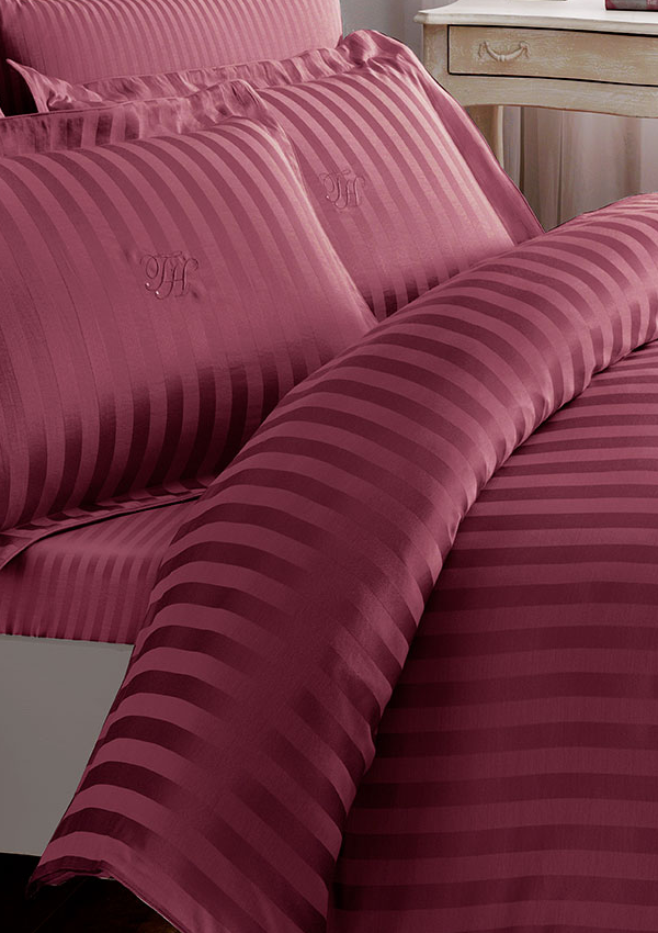 

Постельное белье Tivolyo Home New Jacquard 6 предметов евро бордо