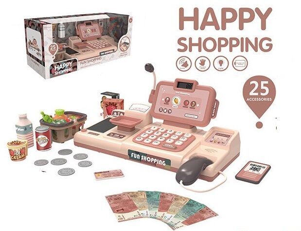 

Кассовый аппарат Star Toys Factor Co (888 J) Пудровый