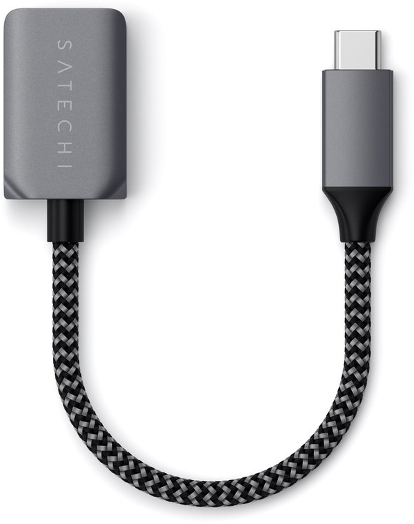 

Адаптер Satechi USB Type-C to USB 3.0 Adapter Cable Space Gray (ST-UCATCM)