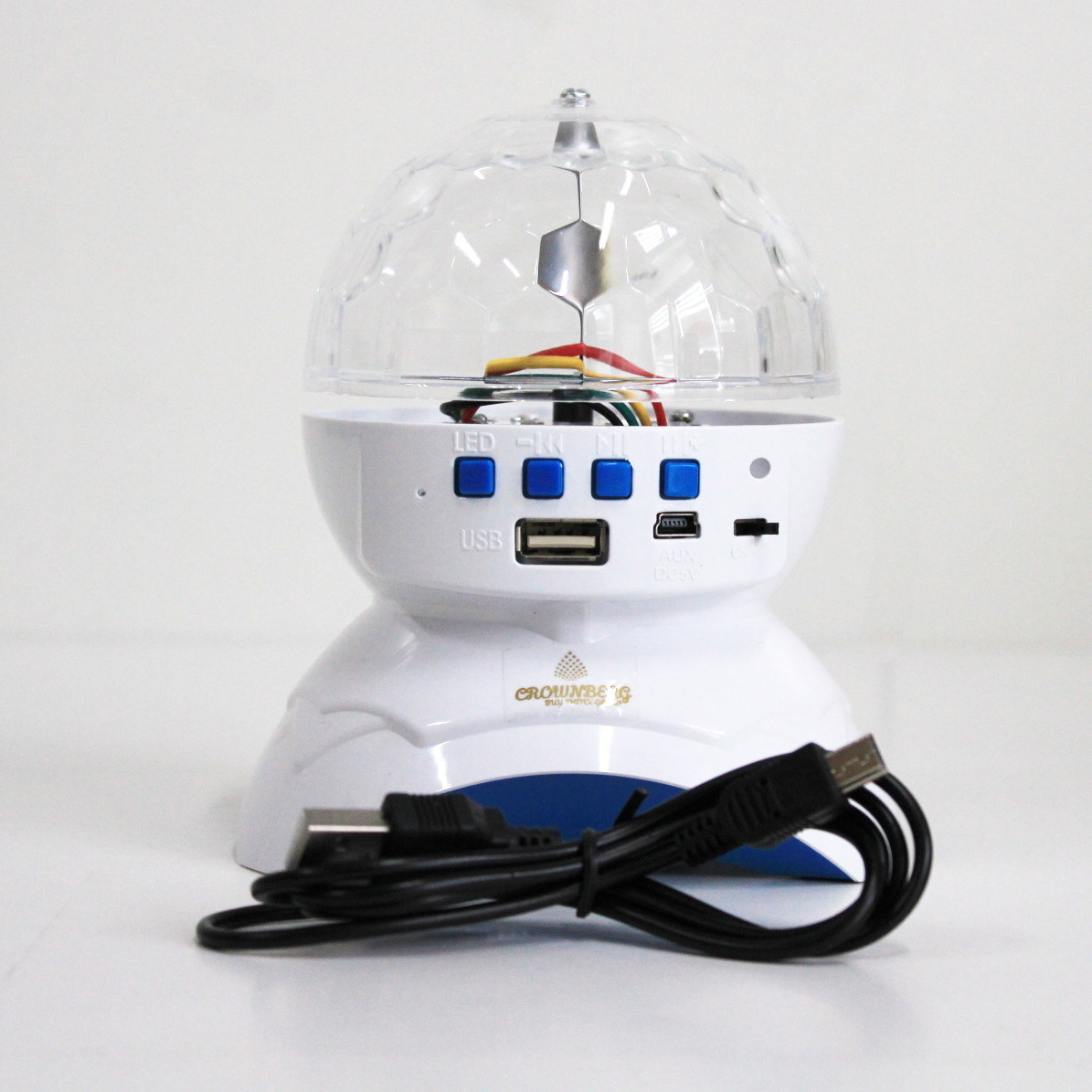 

Дискошар Аккумуляторный с блютузом и USB Crownberg CB-0308