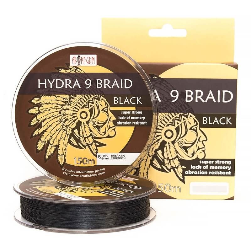 

Шнур BratFishing Aborigen Hydra 9 Braid 150м 0.05мм чёрный (30/02-025-005)