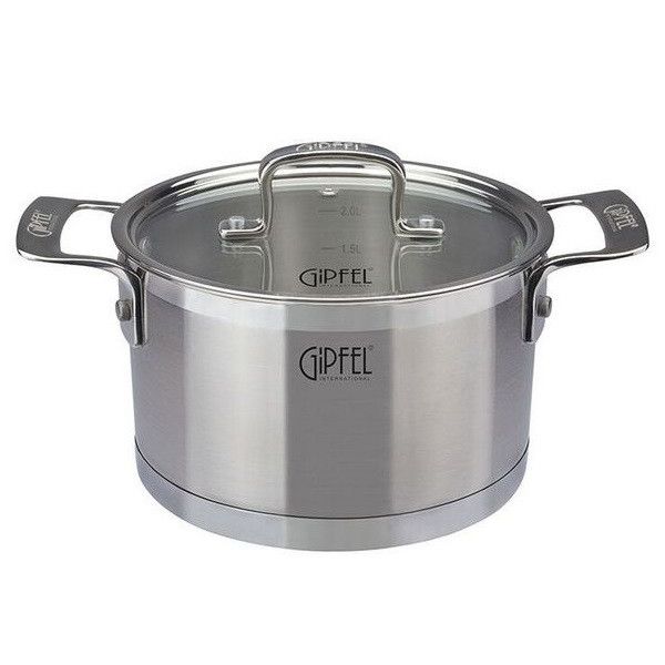 

Кастрюля Gipfel Prestige с крышкой 2,2 л 1233